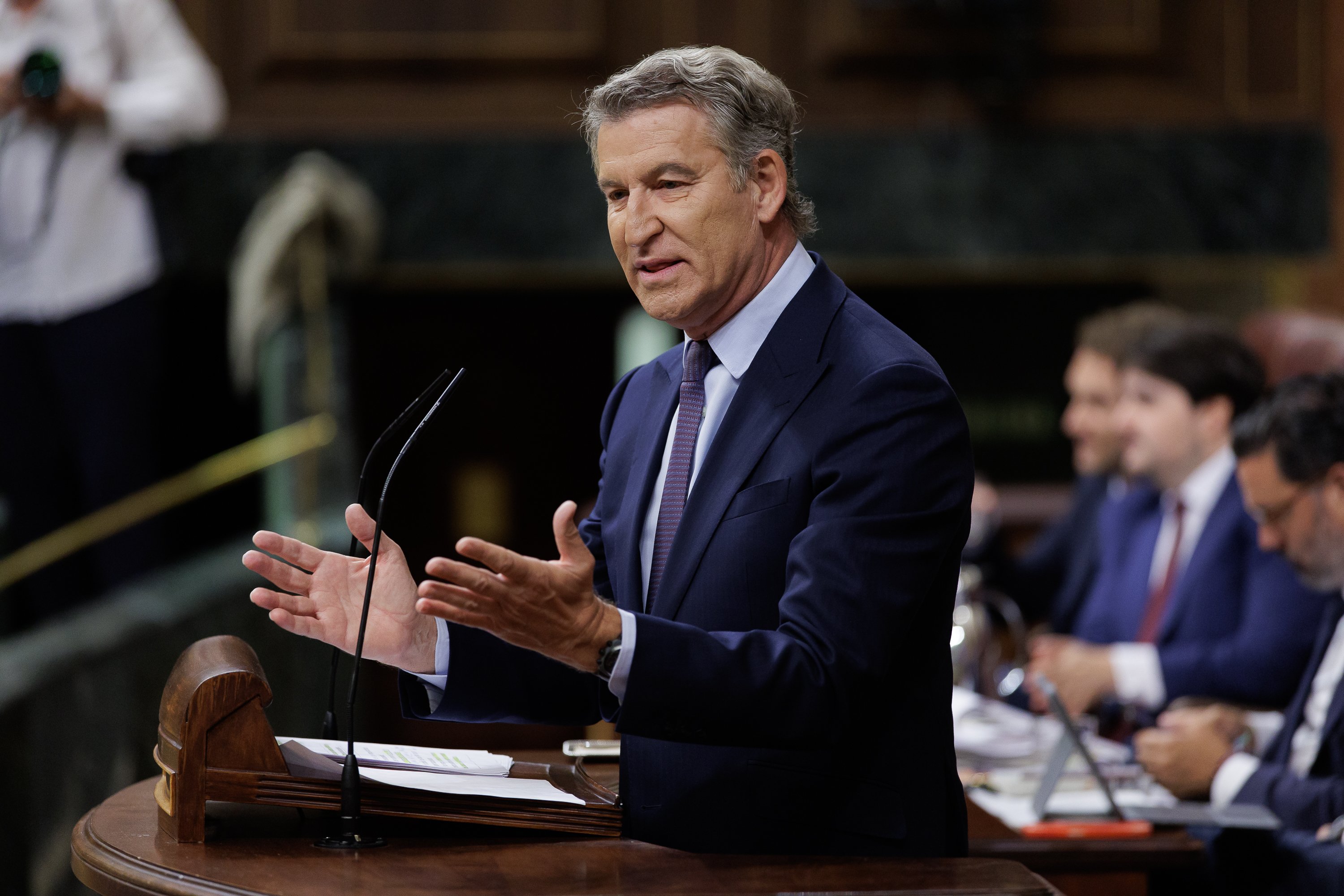 "Qué desgracia ha sido para este país, señor Sánchez", ha concluido Núñez Feijóo