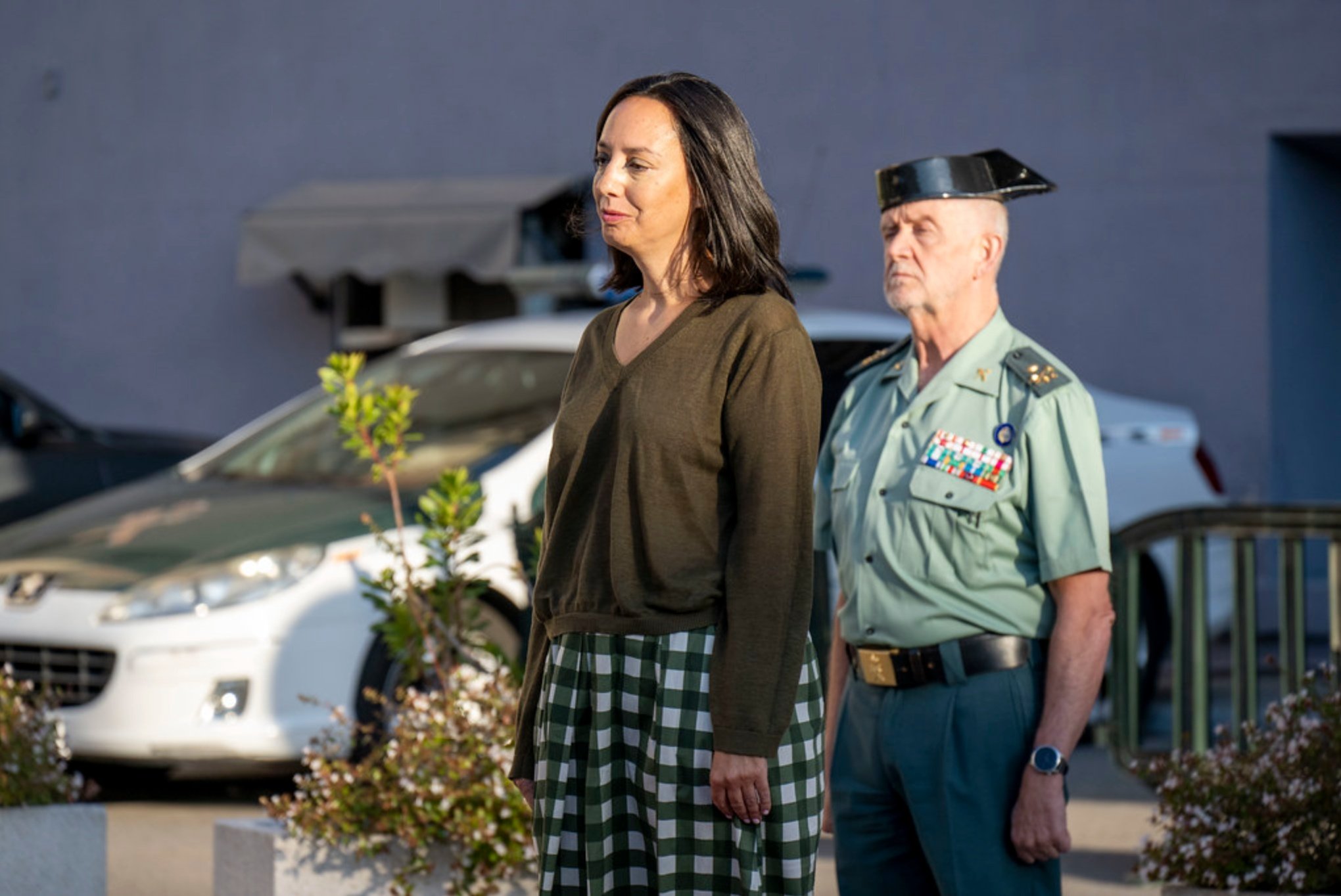 La directora general de la Guardia Civil Mercedes González y el DAO Manuel Llamas La directora general de la Guardia Civil Mercedes González y el DAO Manuel Llamas