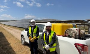 Equipo especializado de vigilancia en plantas solares Equipo especializado de vigilancia en plantas solares