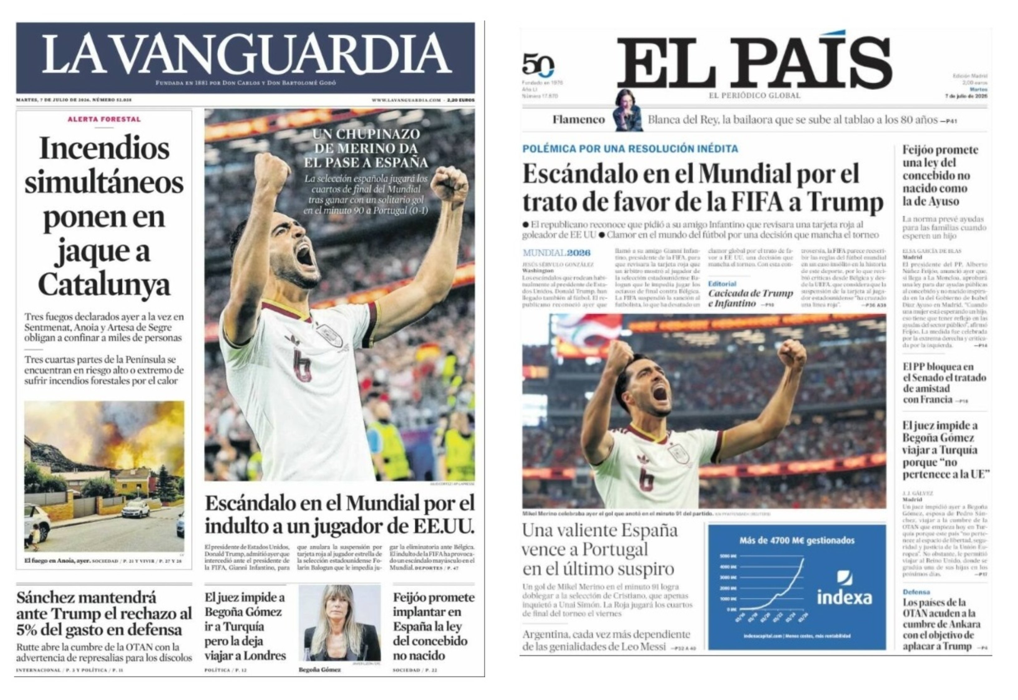 La Vanguardia y El País coinciden en la misma encuesta, el mismo día, con la misma conclusión: los españoles creen que los jueces hacen política