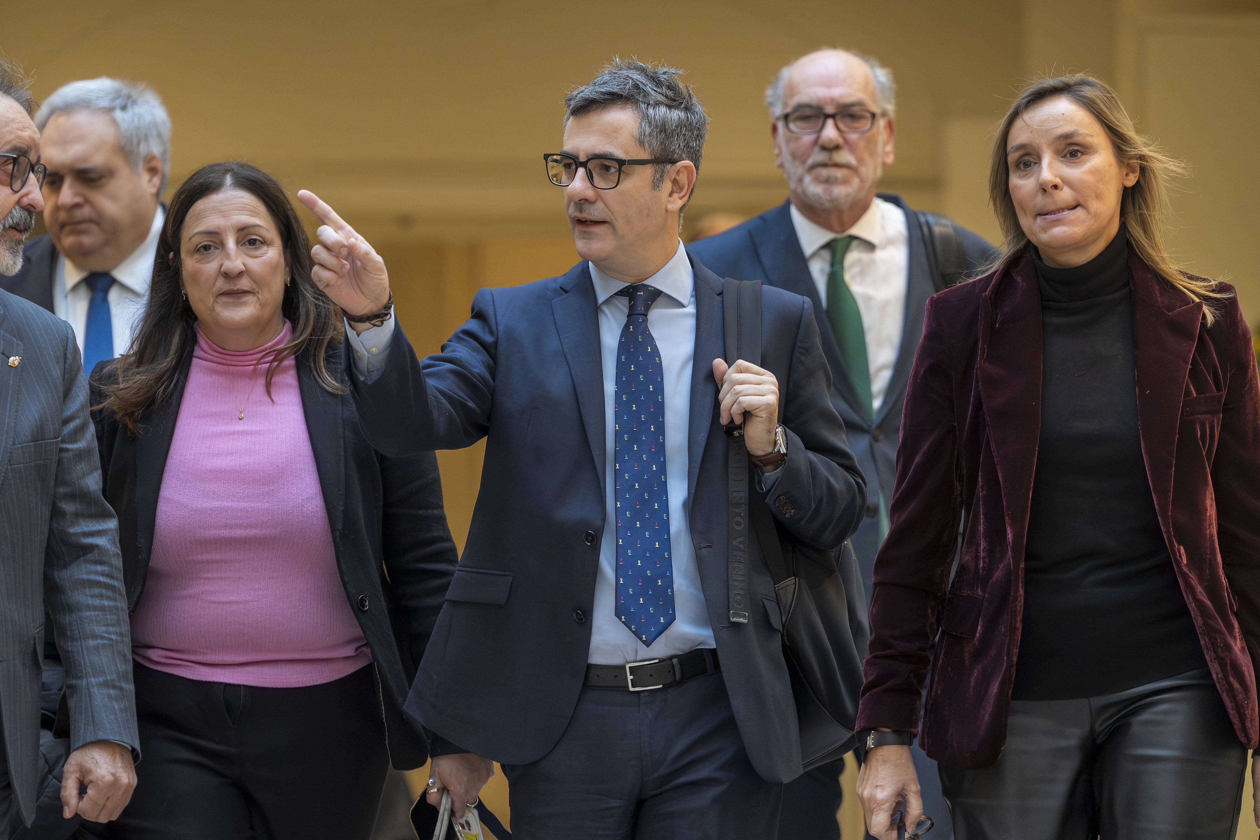 El ministro de Presidencia, Justicia y Relaciones con las Cortes, Félix Bolaños, ha sacado su vena matona, si es que alguna vez estuvo oculta, y deja muy clara su intención: que la Iglesia, y los curas, permanezcan calladitos / Foto: Pablo Moreno 