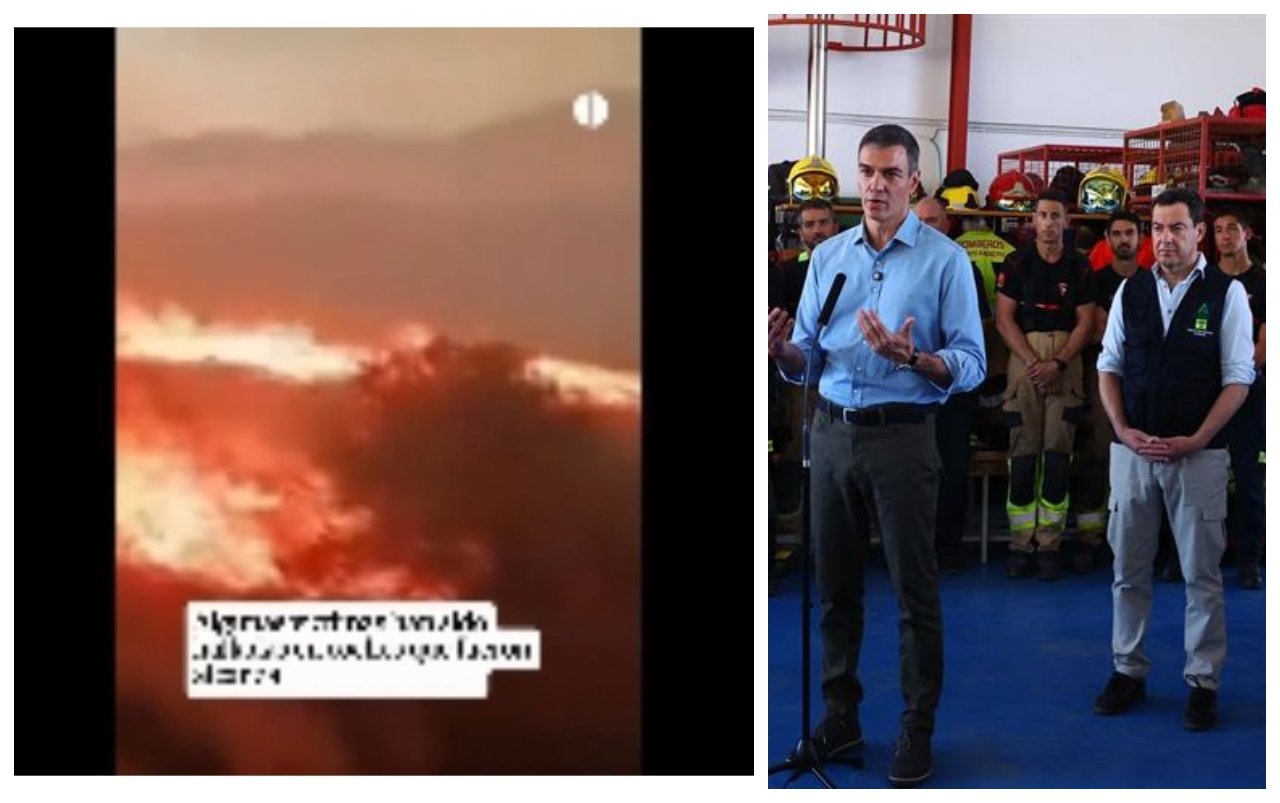 Pedro Sánchez ha tardado en acudir a Almería. Después de Paiporta, tiene miedo a que ser revuelvan contra él.   Es más se ha buscado la protección del consenso, del pacto con el PP, con un nombre tan dialogante como Moreno Bonilla, un pepero progresista