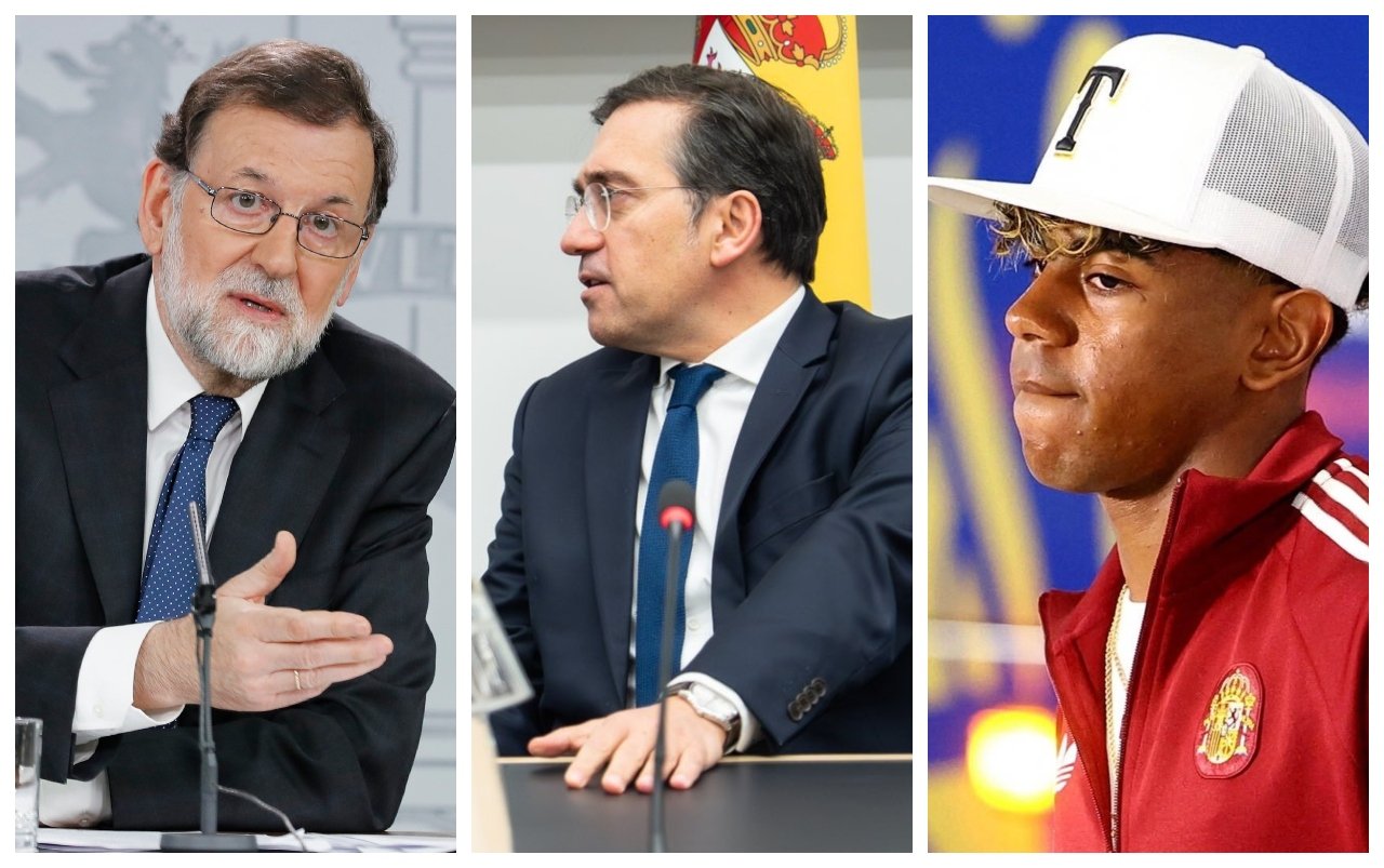 Rajoy, Albares y Yamal