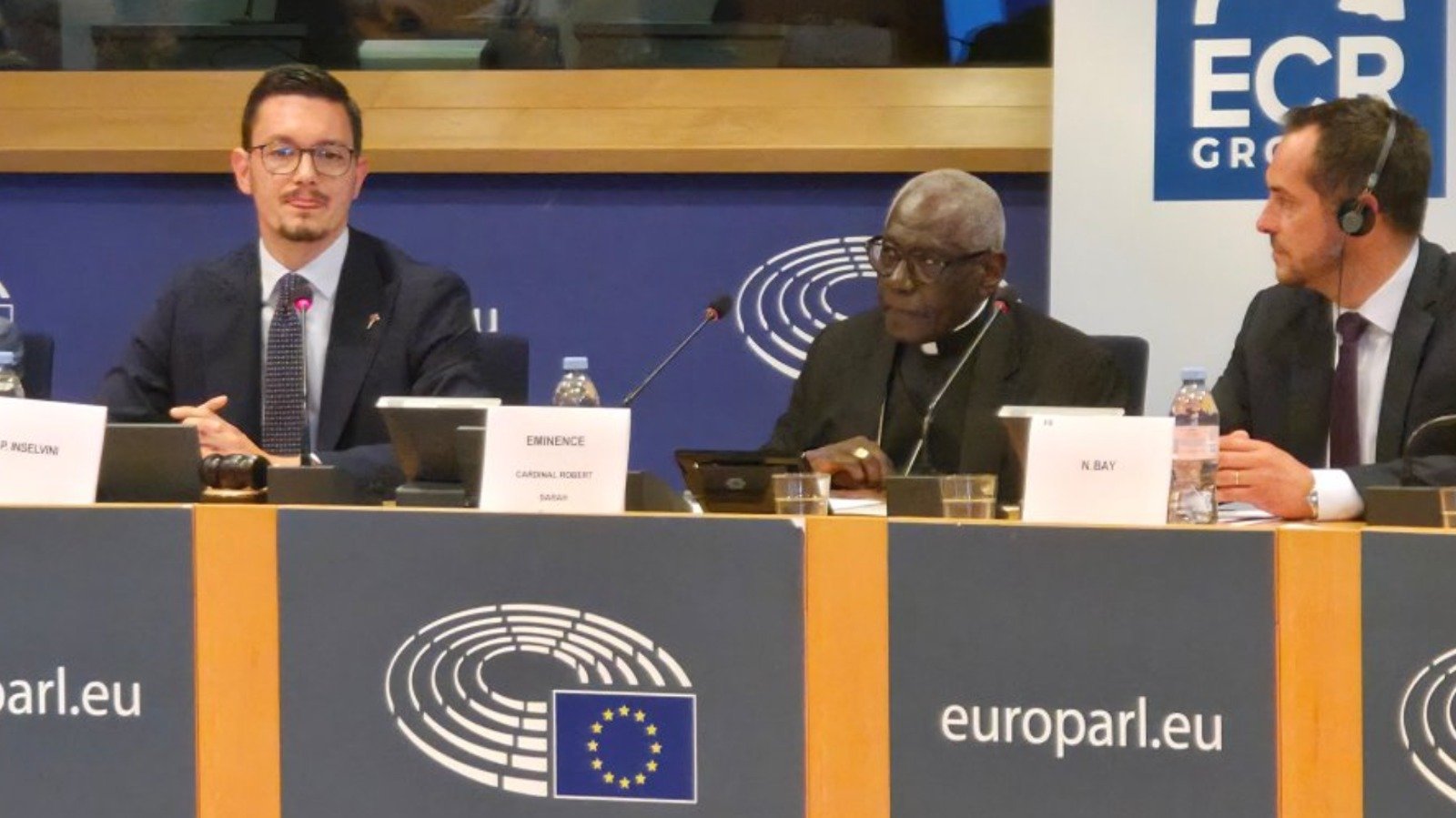 Encuentro titulado “Europa y África: En conversación con el Cardenal Robert Sarah”, y el cardenal vuelve a no decepcionar denunciando la desconexión entre el lenguaje y la realidad