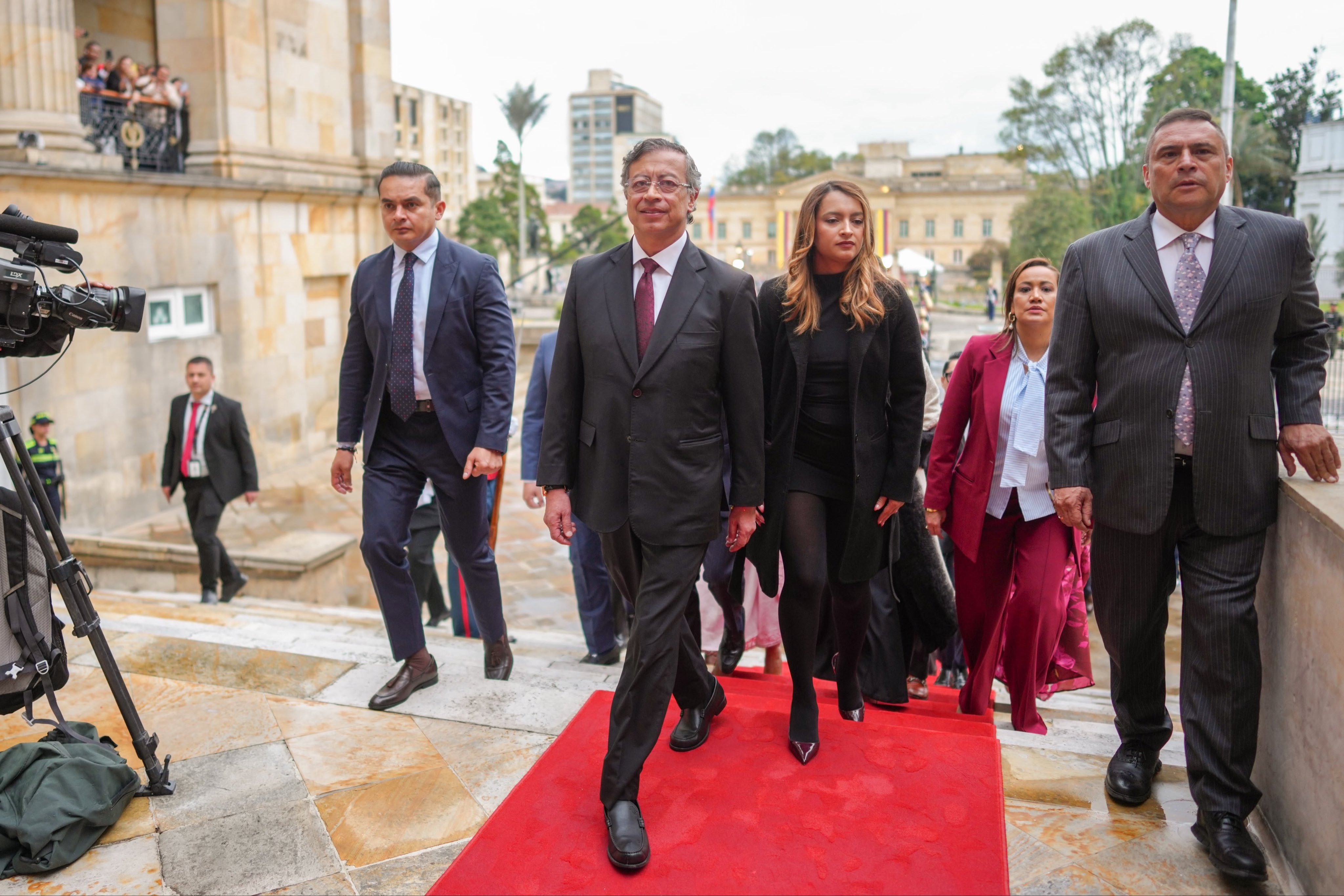 El presidente saliente de Colombia, el comunista y liberticida Gustavo Petro