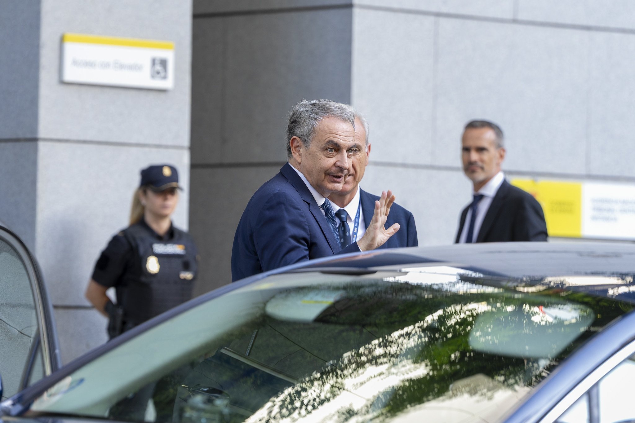 Hoy ha sido entrevistado en TVE el expresidente del Gobierno José Luis Rodríguez Zapatero, investigado por el juez José Luis Calama, de la Audiencia Nacional, en el caso Plus Ultra / Foto: Pablo Moreno