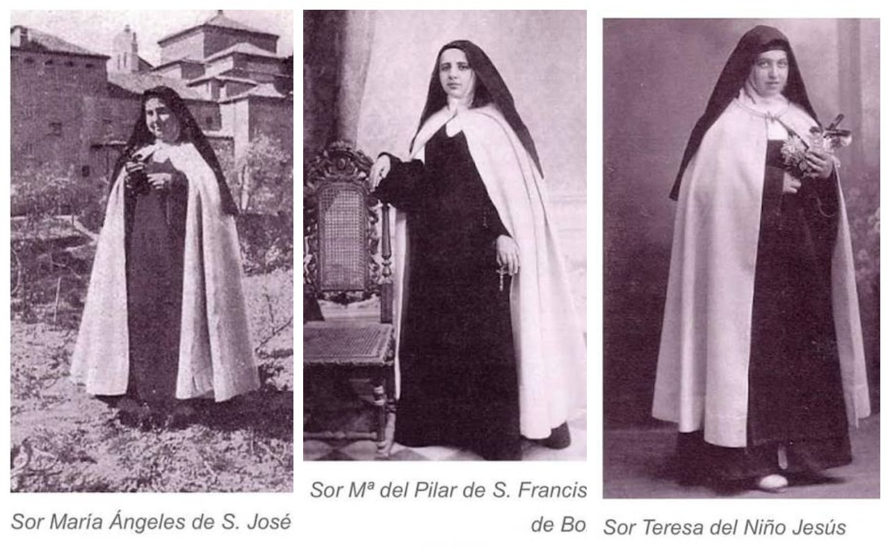Las tres Carmelitas mártires de Guadalajara