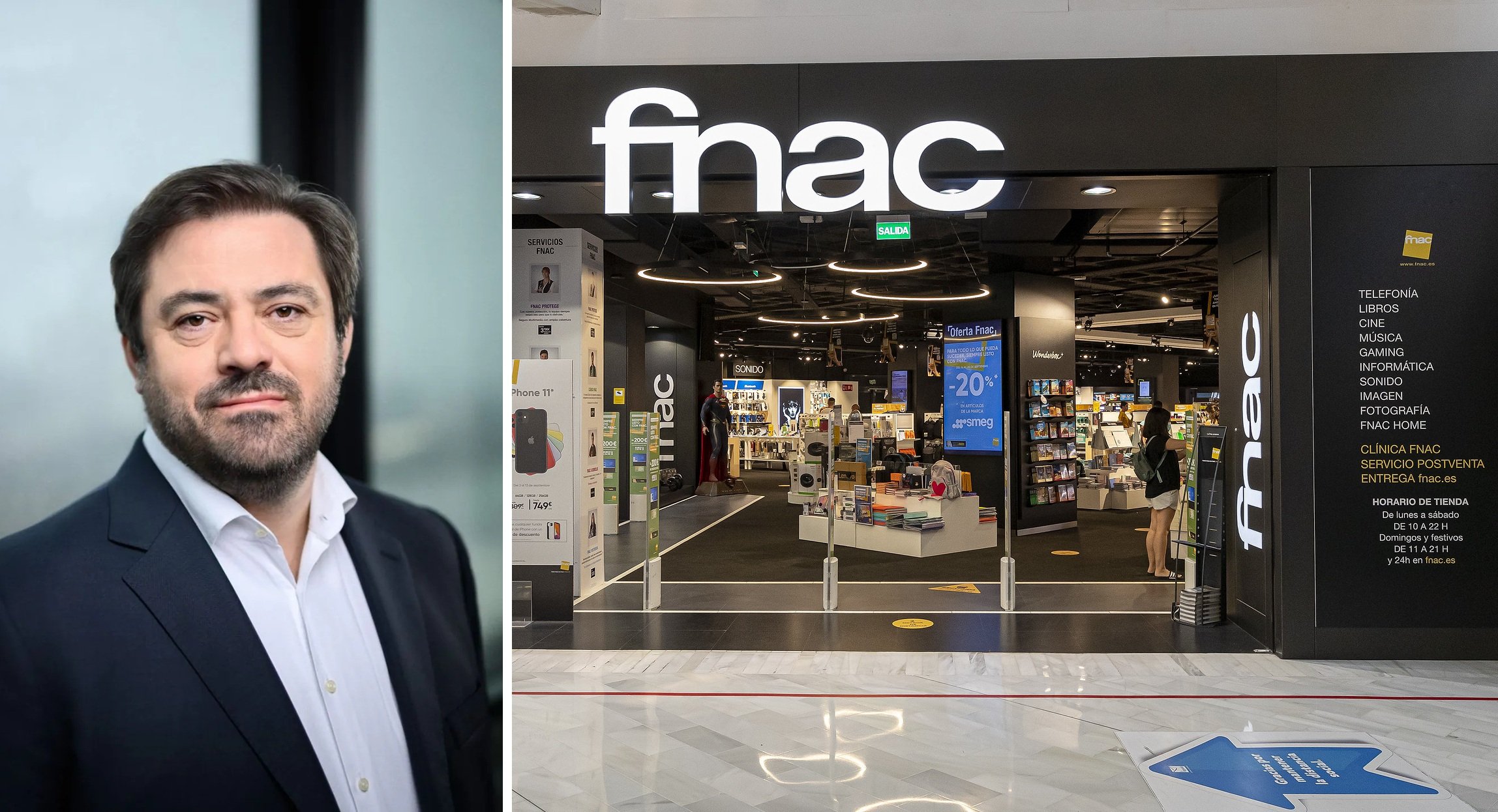 El español Enrique Martínez dirige el grupo Fnac Darty desde hace nueve años y desde finales de enero afronta la OPA de EP Group