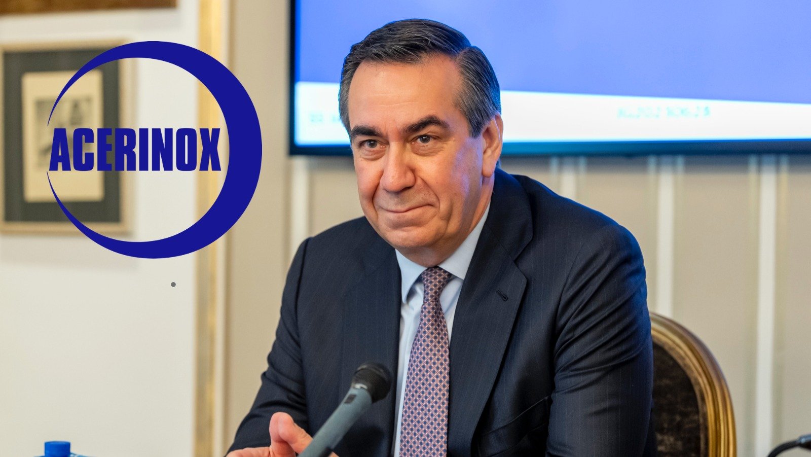 Bernardo Velázquez, CEO de Acerinox, asegura que estos resultados "confirman un claro punto de inflexión y demuestran la capacidad de recuperación y la solidez de Acerinox" / Foto: Pablo Moreno