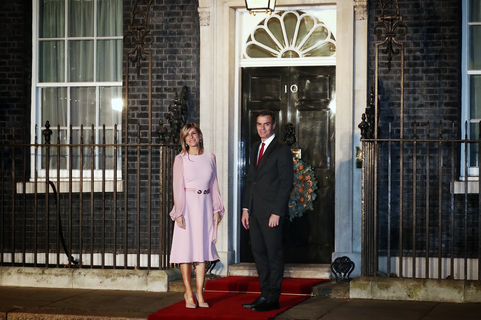 Pedro Sánchez y su esposa Begoña Gómez