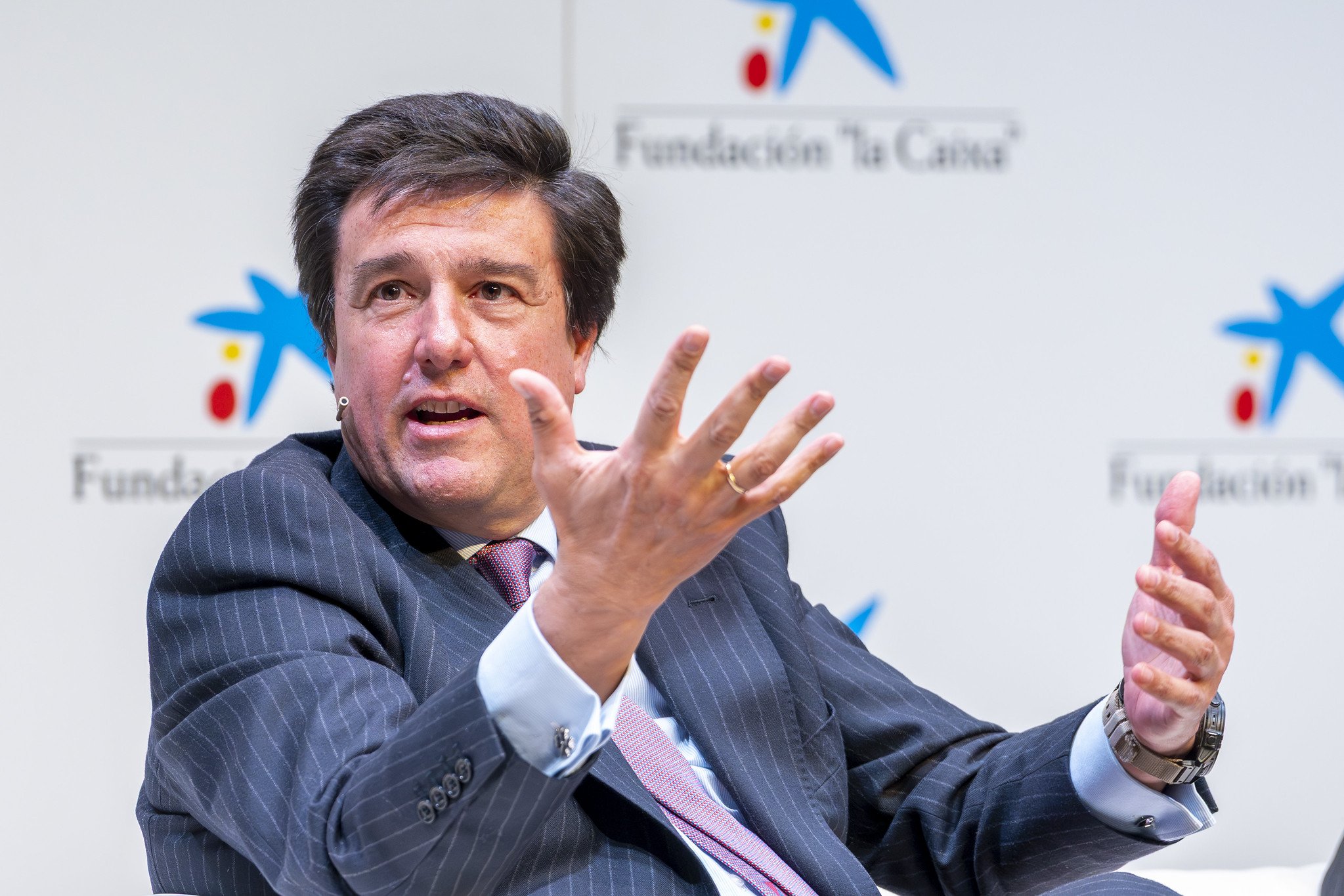 "Tiene dos problemas en esta vida, el primero, que se le entiende todo. Esto es muy grave. Y el segundo es que lleva años intentando convencer a la extrema izquierda española de que las socimis no son para ricos, sino todo lo contrario", así presentaba el directo de Hispanidad, Eulogio López a Ismael Clemente, CEO de Merlin Properties / Foto: Pablo Moreno