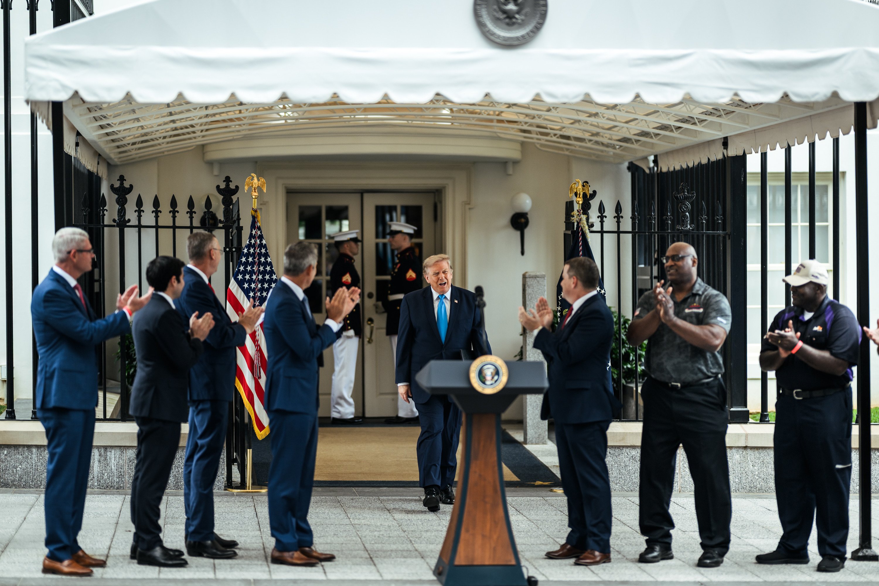 Donald Trump, aclamado por los suyos Donald Trump, aclamado por los suyos
