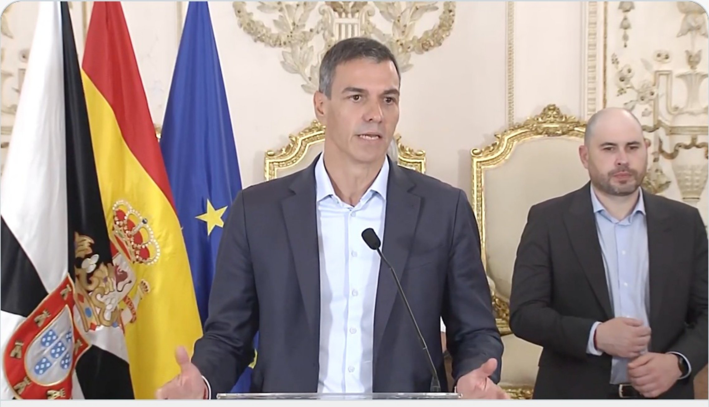El presidente Pedro Sanchez en Ceuta, ha enfatizado que el Estado usará "todos sus recursos para garantizar la seguridad”