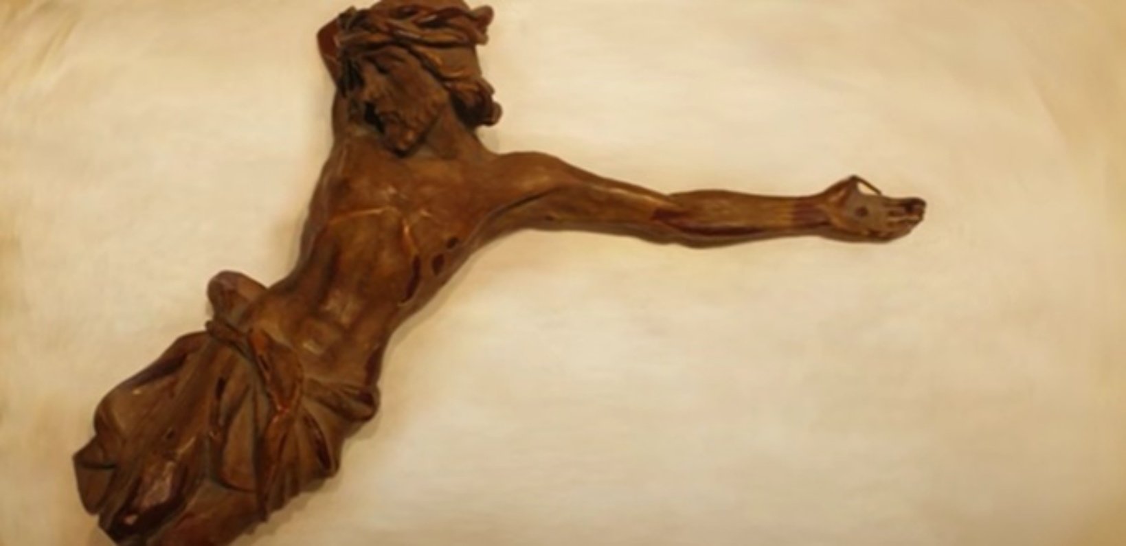 Cristo destruido en Austria