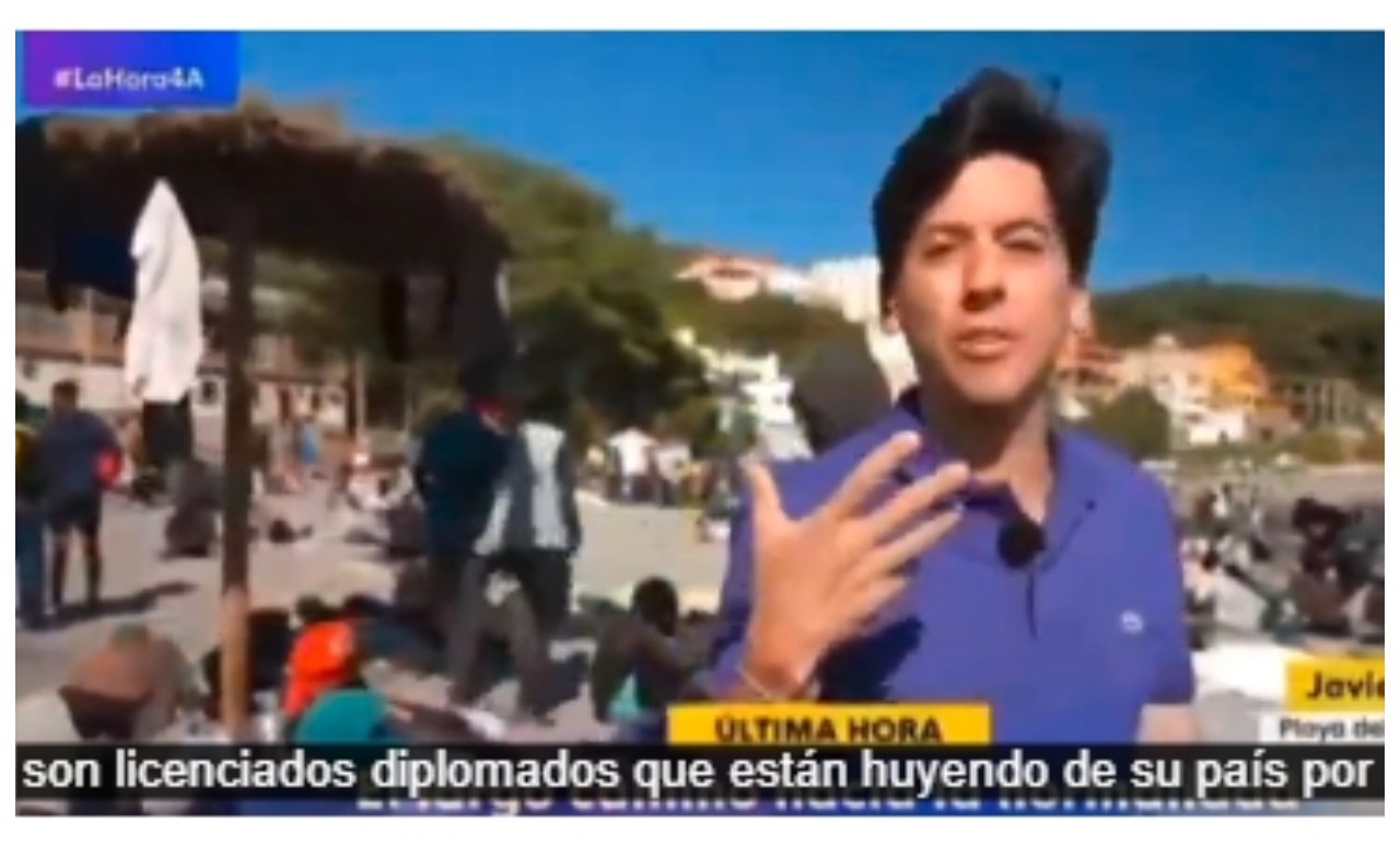 Telepedro en acción: RTVE afirma que entre los que han invadido Ceuta, "muchos son licenciados y diplomados, que están huyendo de su país por la guerra"