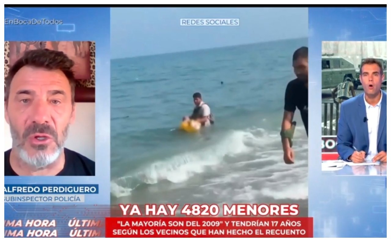 "Hay 4.820 menores en Ceuta registrados por las asociaciones vecinales de El Príncipe"... Alfredo Perdiguero, Subinspector de Policía