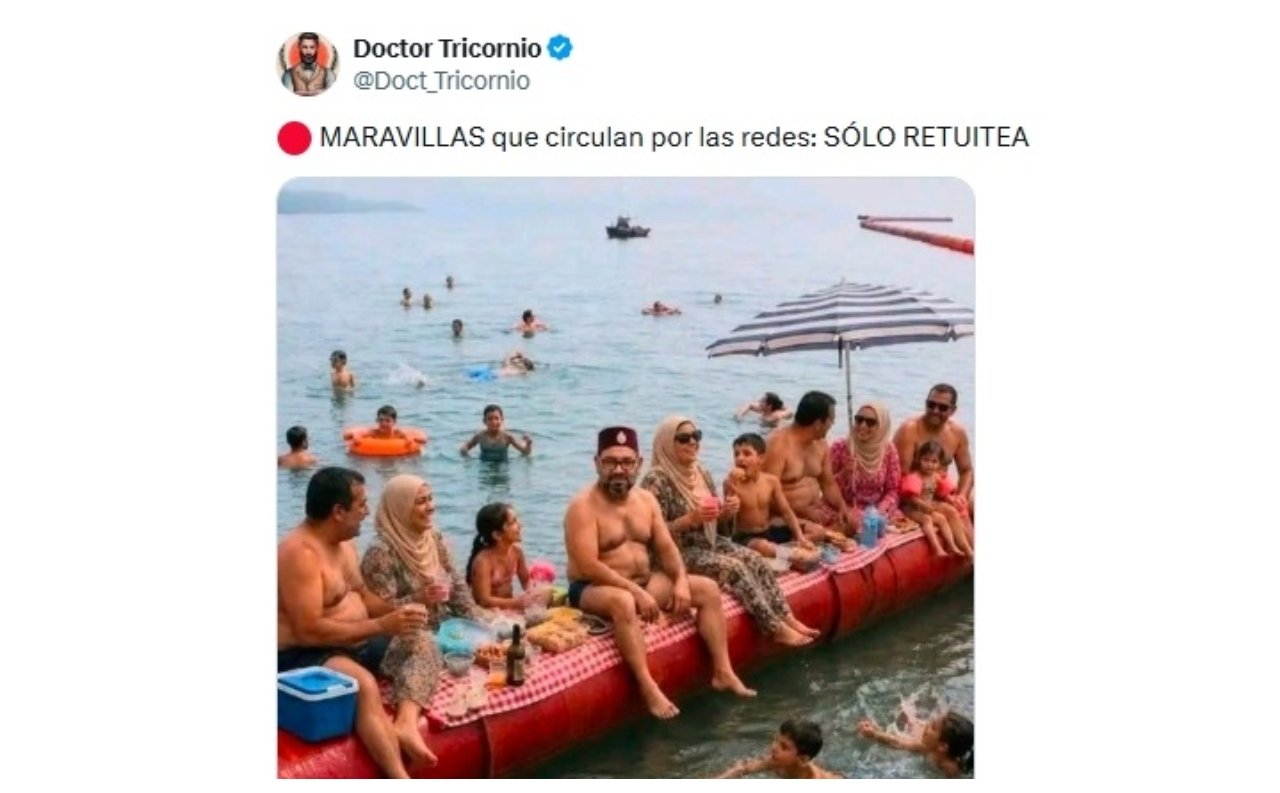 Mohamed en la boya