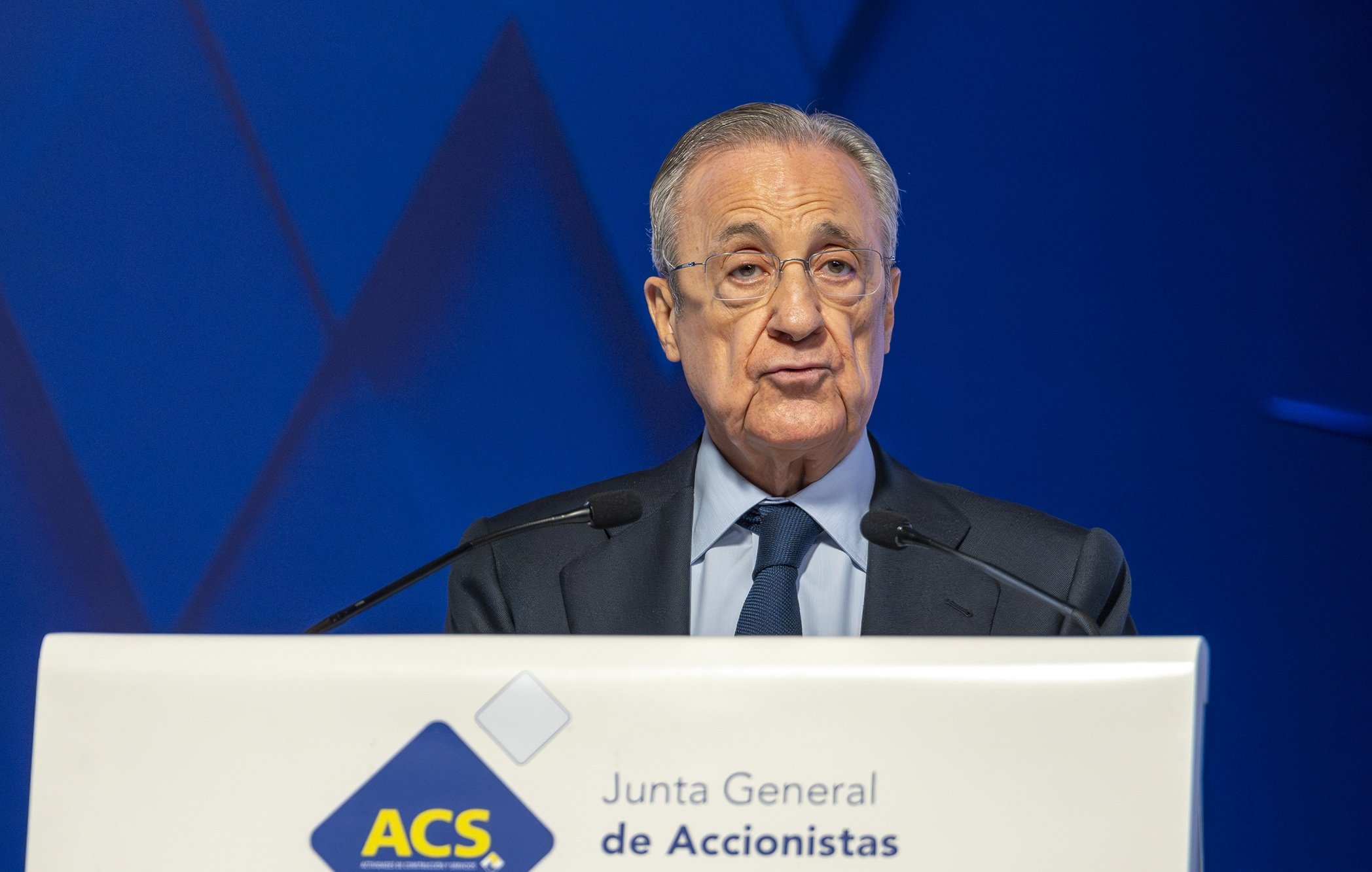 Florentino Pérez (79 años) continúa reforzándose como primer accionista de la constructora que preside desde 1992 / Foto: Pablo Moreno