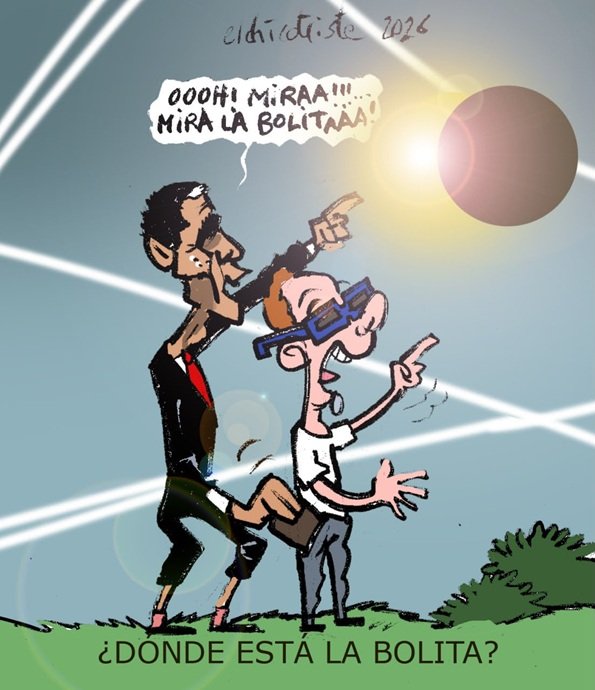 Viñeta sobre el eclipse