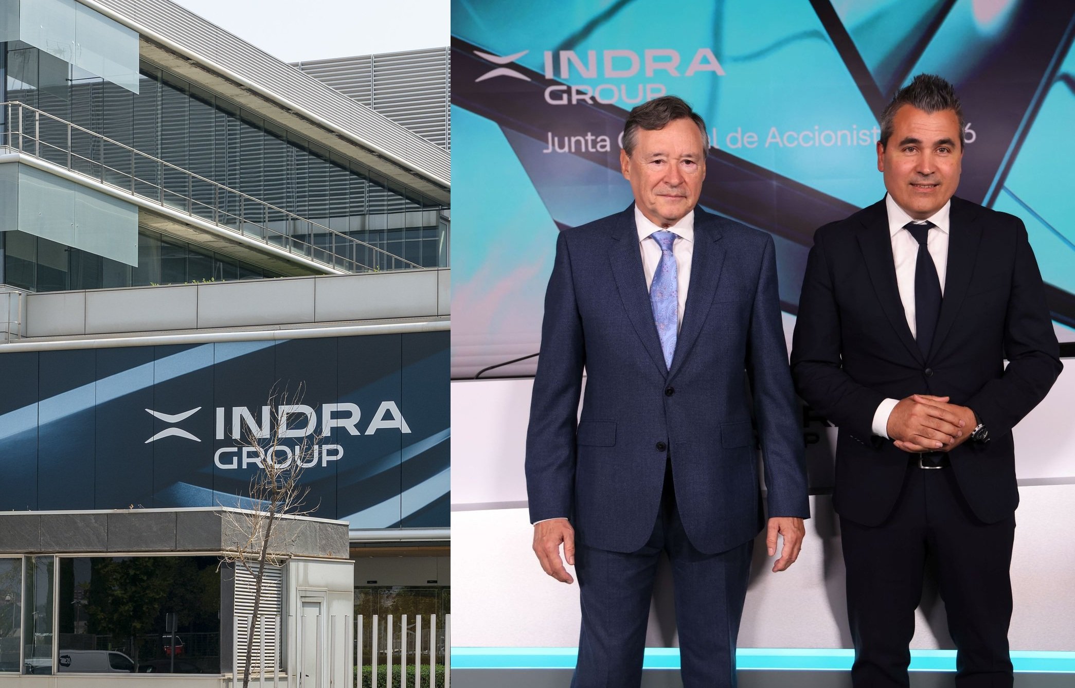 Indra está presidida hoy por Ángel Simón y tiene como CEO a Josep María Recasens