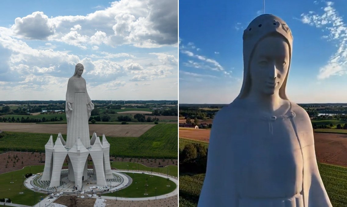 Estatua de la Virgen en Konotopie (Polonia) Estatua de la Virgen en Konotopie (Polonia)