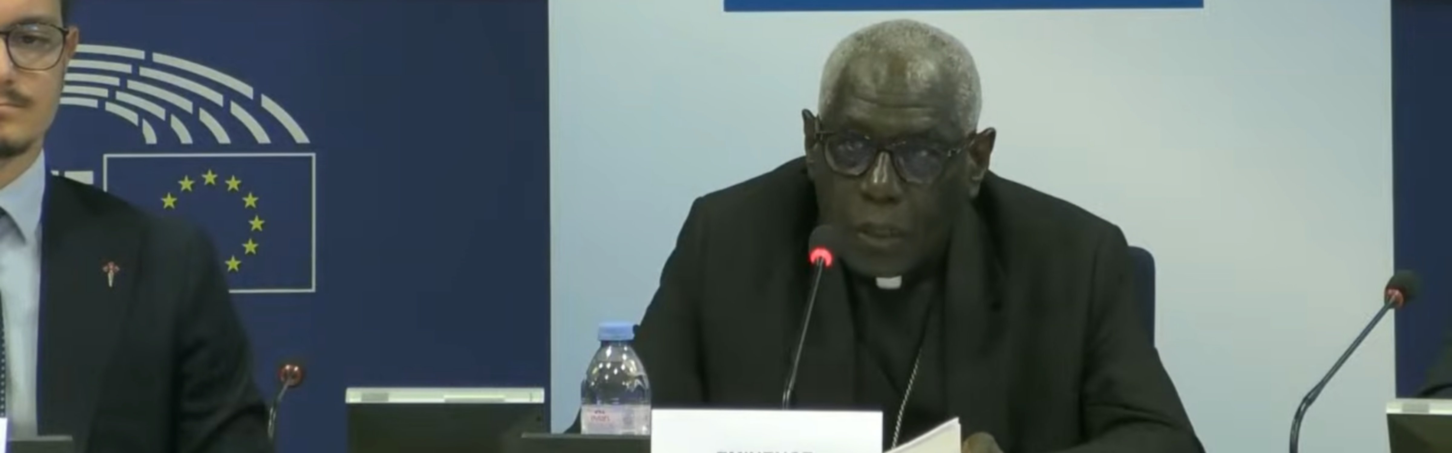 El cardenal africano monseñor Robert Sarah