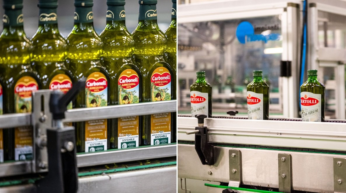 Carbonell y Bertolli son algunas de las marcas de aceite de oliva que posee Deoleo y que ahora han atraído el interés de empresas españolas y extranjeras, y de fondos