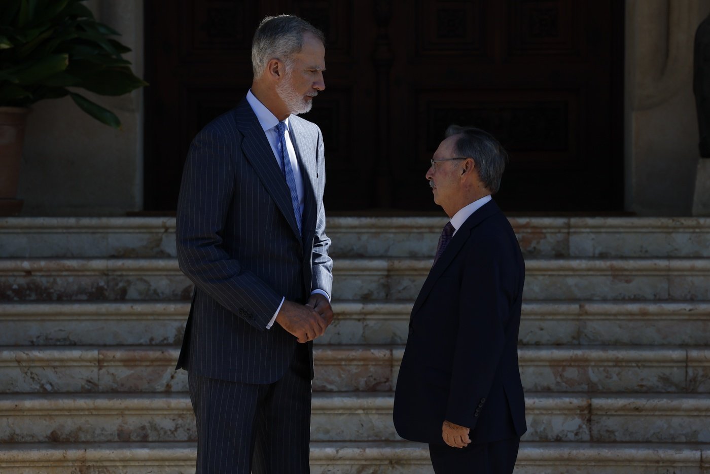 El rey Felipe VI recibió a Juan Jesús Vivas, presidente de Ceuta, en Palma
