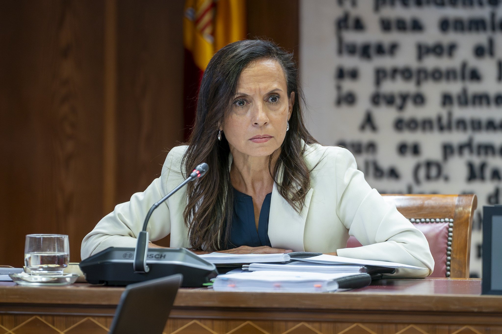 Beatriz Corredor, exministra socialista y amiga de Pedro Sánchez, preside Redeia (cuando aún era Red Eléctrica, nombre que ahora ha tomado la filial que opera el sistema eléctrico español) desde febrero de 2020 / Foto: Pablo Moreno