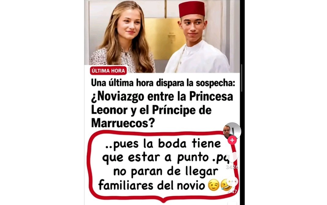 De boda real... entre princesa española y príncipe marroquí