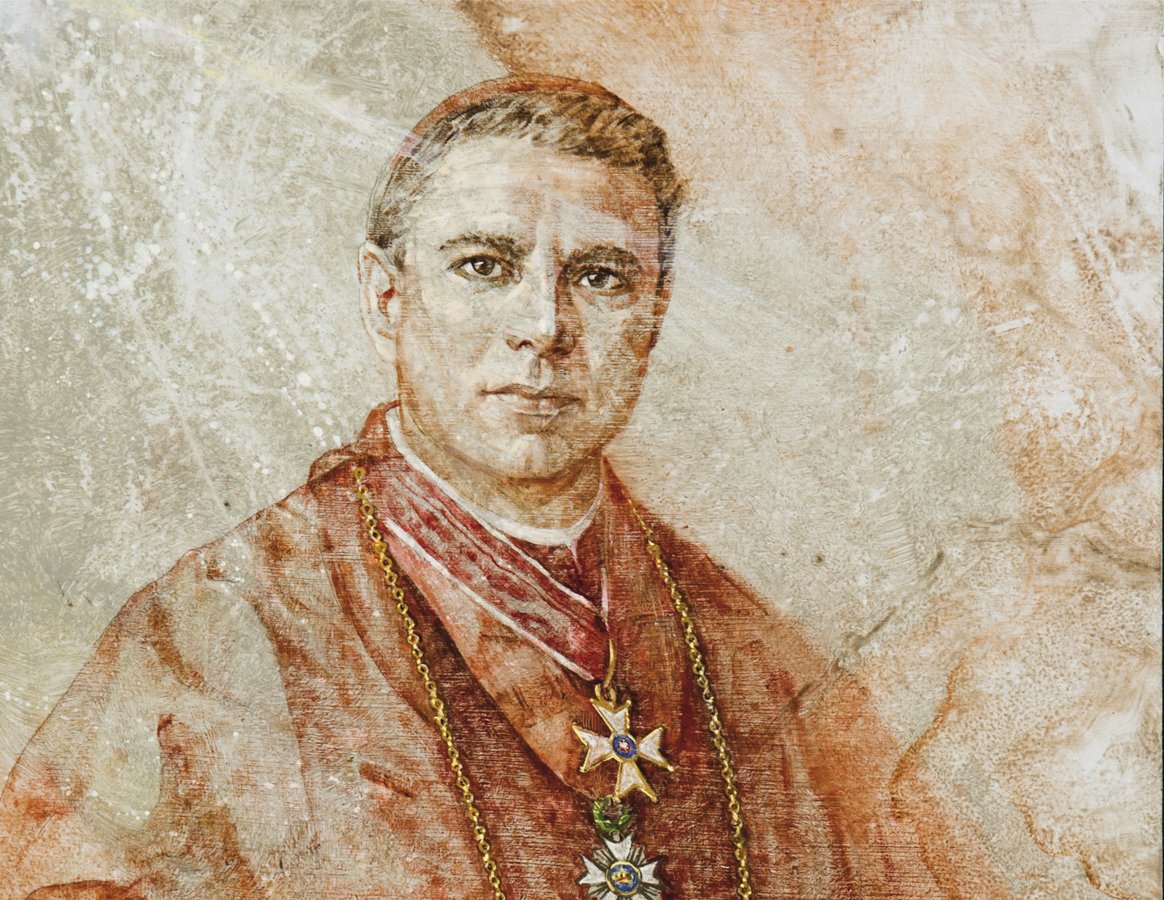 Retrato del beato Narciso de Estenaga y Echevarría, obispo mártir de Ciudad Real