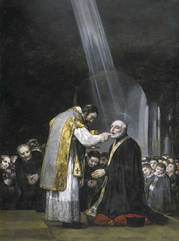 La última comunión de san José de Calasanz, de Francisco de Goya