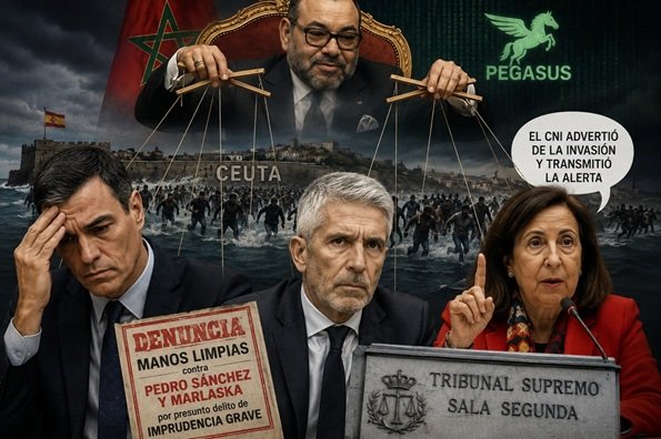 Denuncia a Sánchez y Marlaska Denuncia a Sánchez y Marlaska