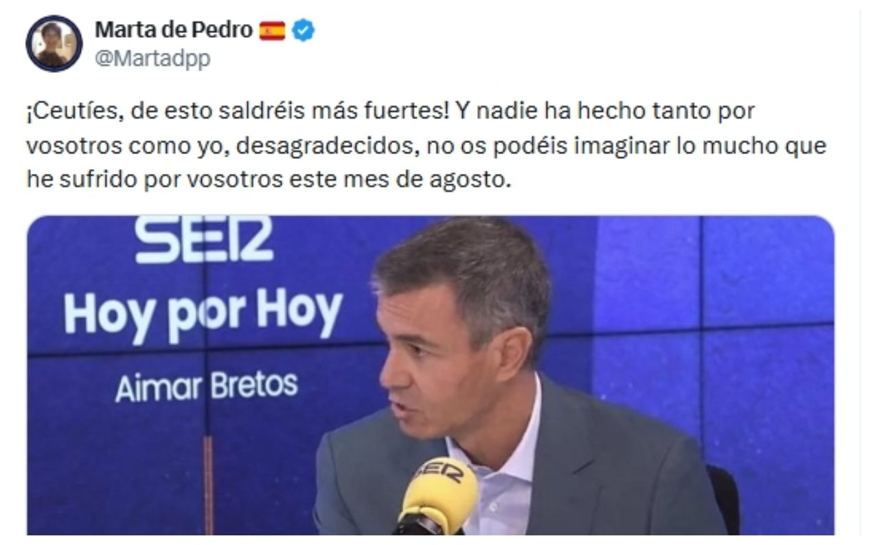 Yo no dimito, porque Ceuta saldrá de esta situación "mucho más reforzada"... como La Palma, como Paiporta, como la España asolada por los incendios...