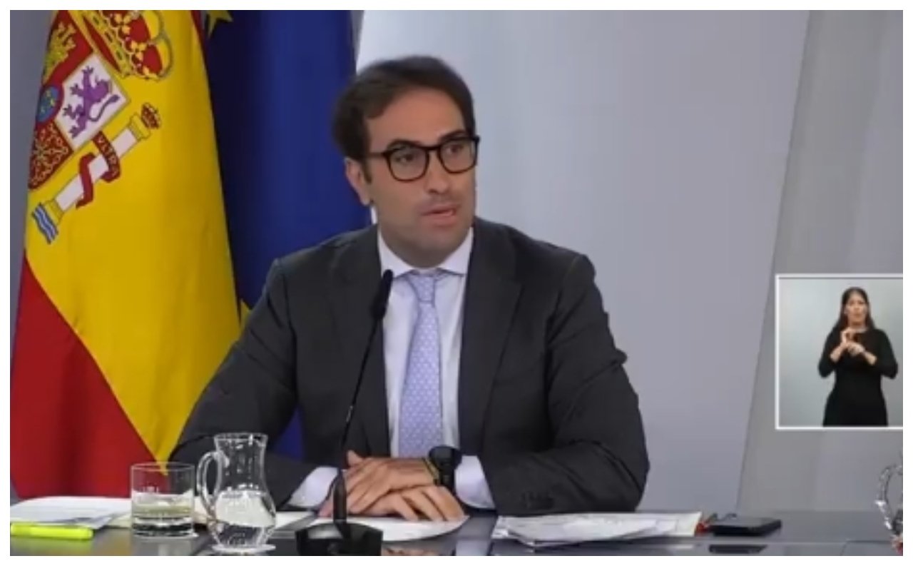 Carlos Cuerpo, en el Consejo de Ministros