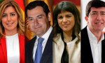 Los candidatos andaluces se enfrentaron ayer a un debate a cuatro