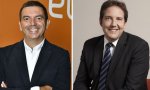 El CEO de Orange España, Laurent Paillassot (derecha), le ha encargado a Credit Suisse un informe para la posible adquisición de la cablera que dirige Enrique Arteche (izquierda)
