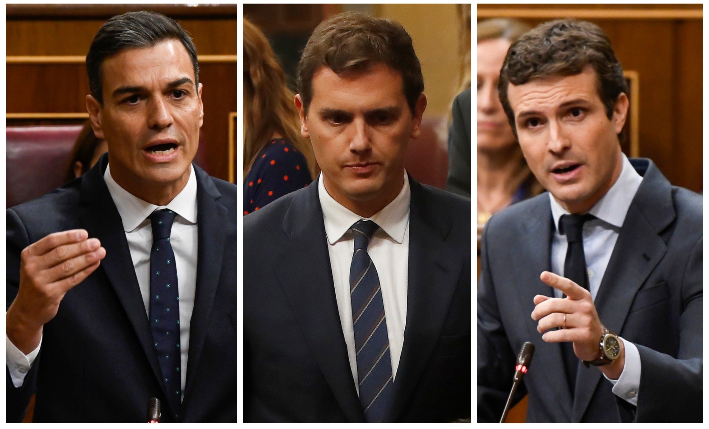 Pedro Sánchez exige a Ciudadanos y al PP lealtad hacia su persona Pedro Sánchez exige a Ciudadanos y al PP lealtad hacia su persona