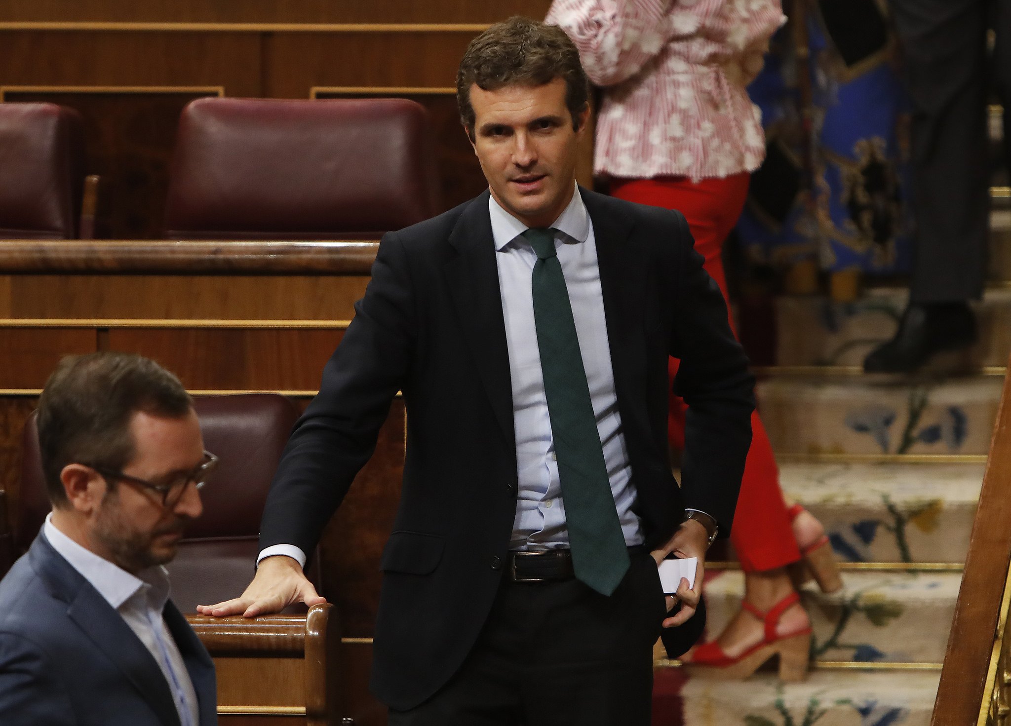Pablo Casado en el Congreso. Pablo Casado en el Congreso.