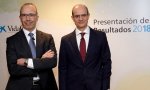 Jordi Arenillas, subdirector general económico financiero de VidaCaixa, y Javier Valle, consejero director general de la aseguradora