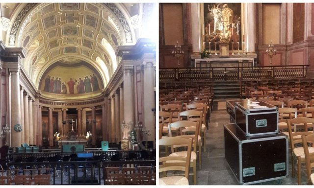 Catedral do museu da catedral de Rennes, sala de concertos da catedral, armazém da catedral Catedral do museu da catedral de Rennes, sala de concertos da catedral, armazém da catedral