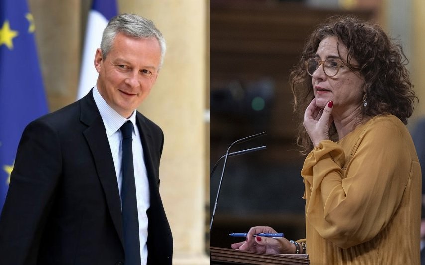 ‘Tasa Google’. Francia, más realista que España. Parece que al ministro francés Bruno Le Maire le funciona mejor la calculadora que a la española María Jesús Montero ‘Tasa Google’. Francia, más realista que España. Parece que al ministro francés Bruno Le Maire le funciona mejor la calculadora que a la española María Jesús Montero