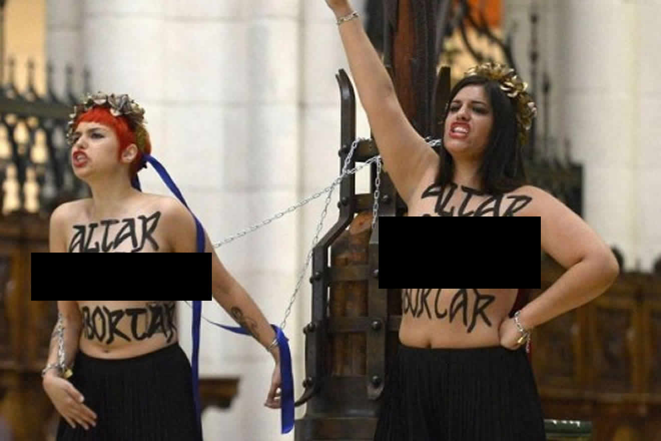 La ridícula sentencia para las Femen multiplicará los ataques a la Iglesia La ridícula sentencia para las Femen multiplicará los ataques a la Iglesia