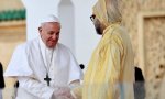 El Papa Francisco con Mohamed VI, en Marruecos