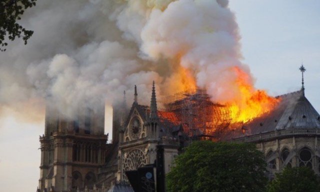 El incendio en la catedral de ParÃ­s Notre Dame