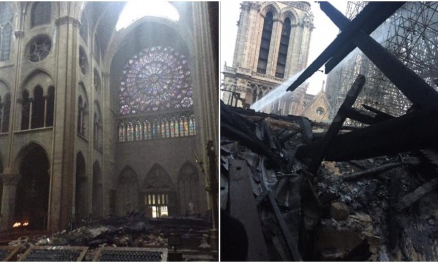 Notre Dame tras el incendio