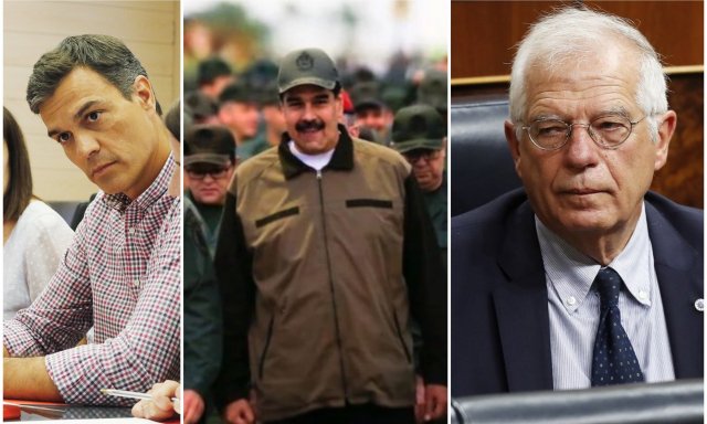 Sánchez, Maduro y Borrell