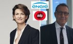 Isabelle Kocher y Antonio Mexia, principales ejecutivos de Engie y EDP, respectivamente
