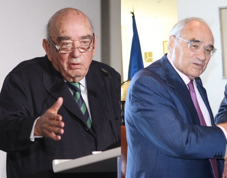 José Lladó y Rodolfo Martín Villa, dos 'jovencitos' con ganas de seguir al pie del cañón