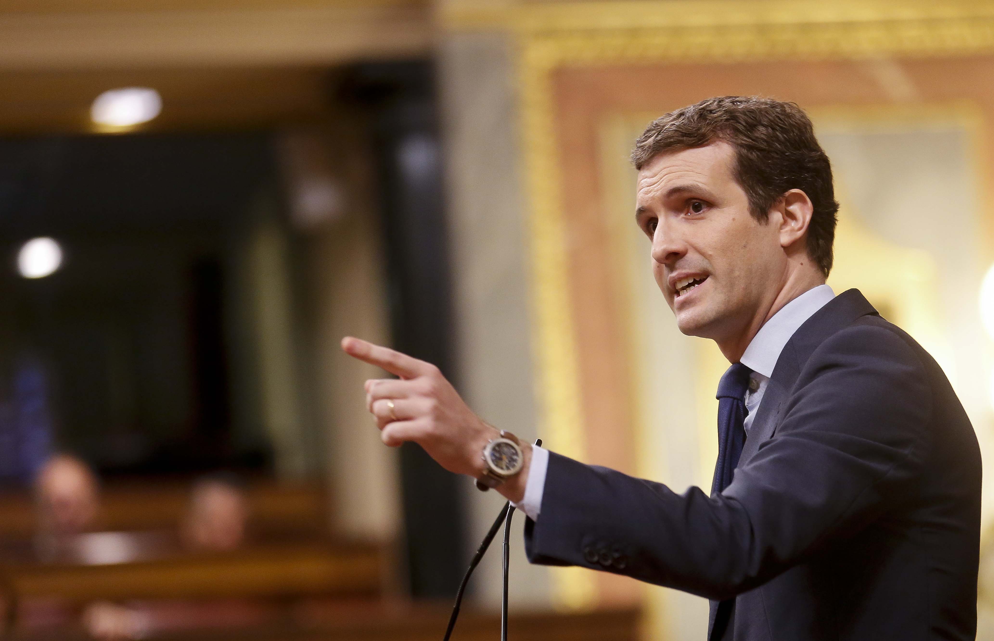 Pablo Casado exige a Sánchez que impida el pacto alcanzado en Navarra Pablo Casado exige a Sánchez que impida el pacto alcanzado en Navarra